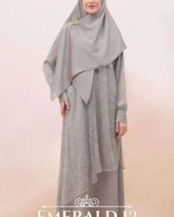 HAITWO Gamis Dewasa EMERALD 012 - Cocoa