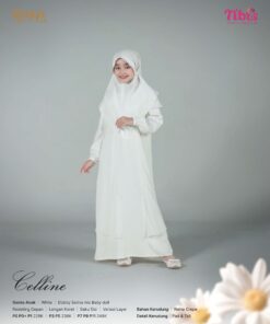 NIBRAS Gamis Anak Celline White Putih