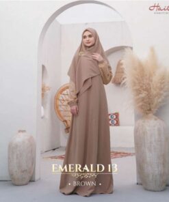 HAITWO Gamis Dewasa EMERALD 013 - Brown