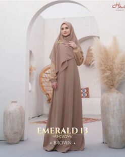 HAITWO Gamis Dewasa EMERALD 013 - Brown