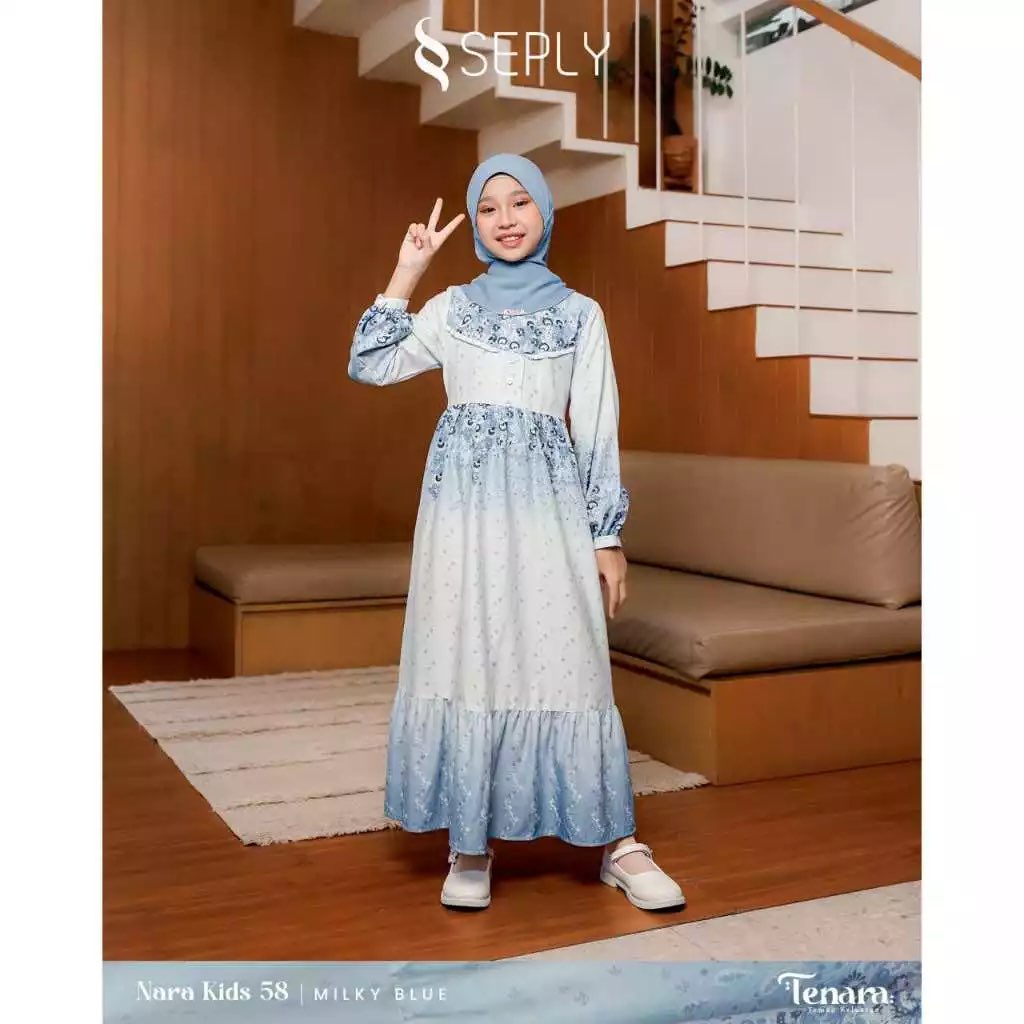Seply GA NARA KIDS 58 MILKY BLUE