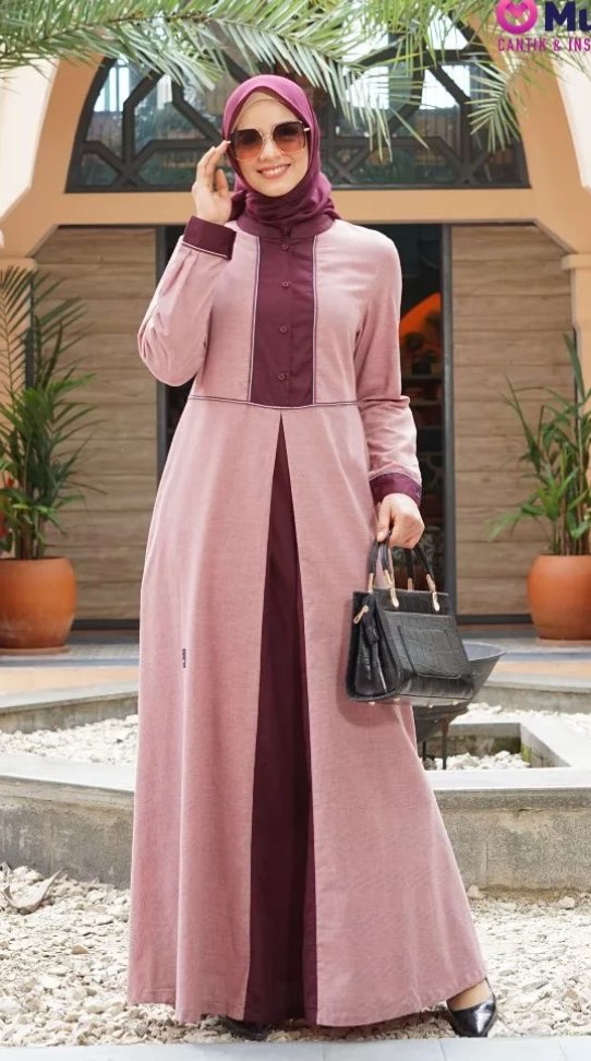 MUTIF Gamis Dewasa KALYLA - Old Rose