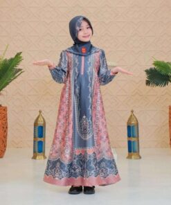 Keke Gamis Anak GAK SR ZUFRA Maritime Blue