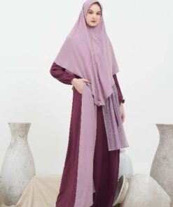 HAITWO-Gamis Dewasa ASTER VEST 007 - lavender-hues
