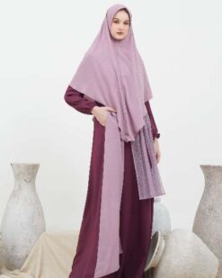 HAITWO-Gamis Dewasa ASTER VEST 007 - lavender-hues