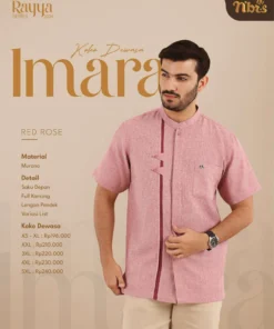NIBRAS Koko Dewasa KD LPendek Imara Red Rose