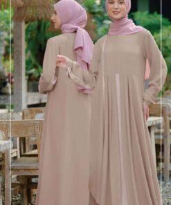 NIBRAS Gamis Dewasa NB B135 - Misty Rose