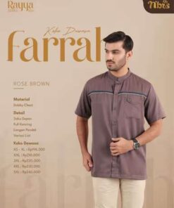 NIBRAS Koko Dewasa FARRAH - Rose Brown