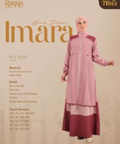 NIBRAS Gamis Dewasa Imara Red Rose