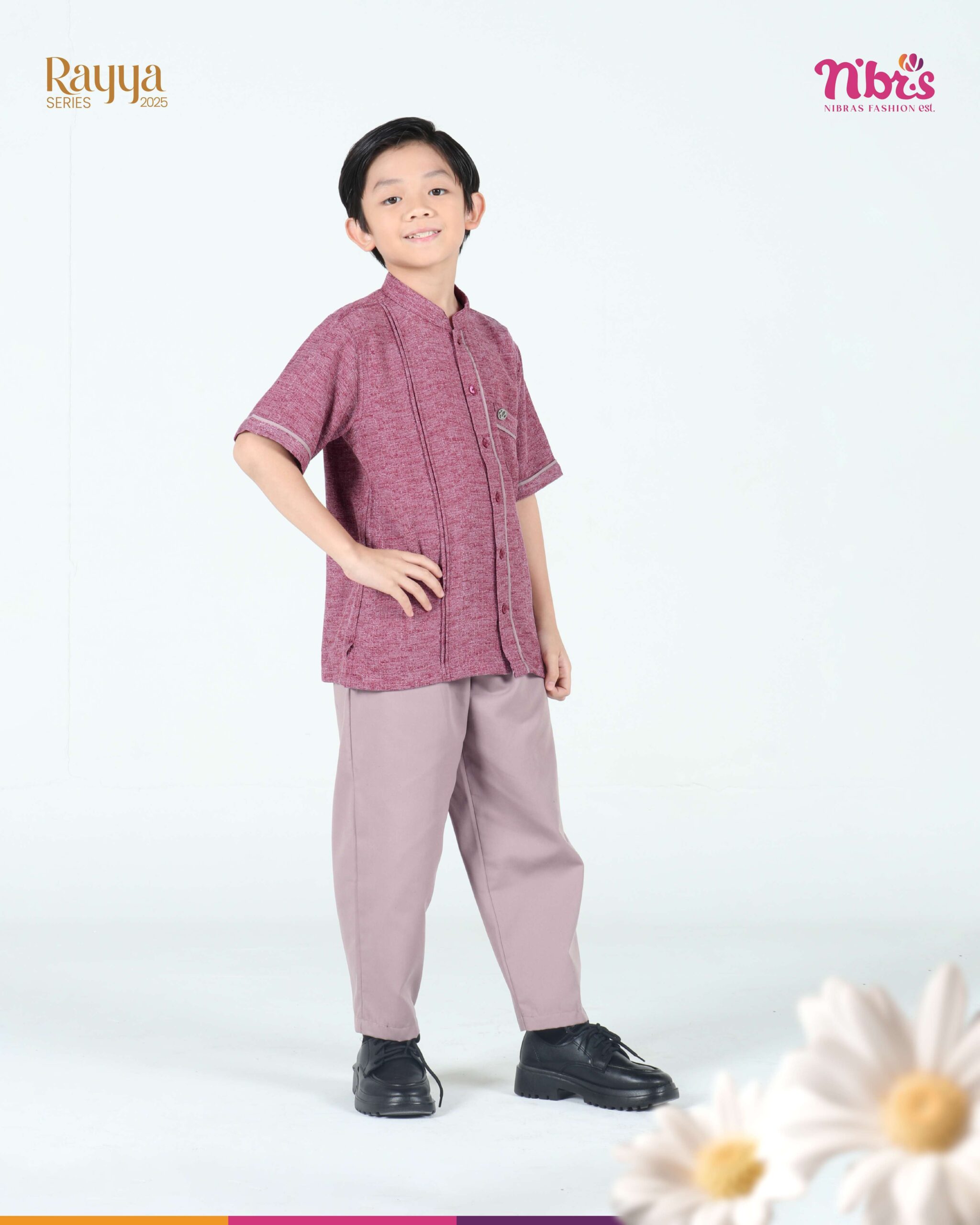 NIBRAS Koko Anak KA LPendek Areta Maroon