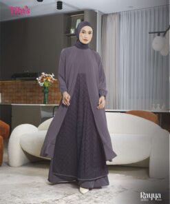 NIBRAS Gamis Dewasa Puspa Purple