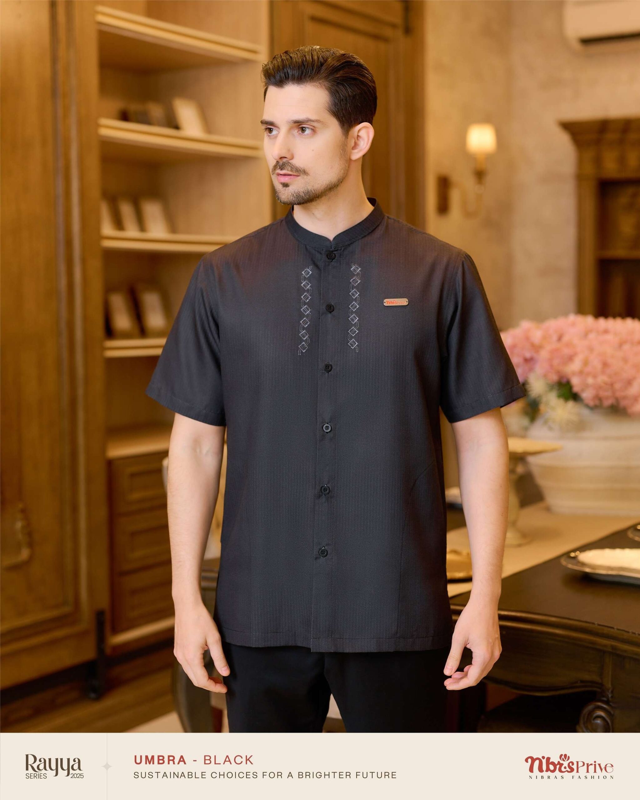 NIBRAS Koko Dewasa KD LPendek Umbra Black Hitam