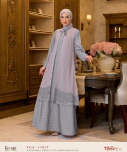 NIBRAS Gamis Dewasa Xyla Violet