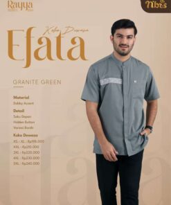 NIBRAS Koko Dewasa EFATA - Granite Green