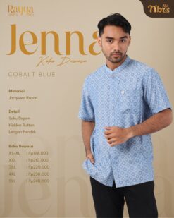 NIBRAS Koko Dewasa KD LPendek Jenna Cobalt Blue