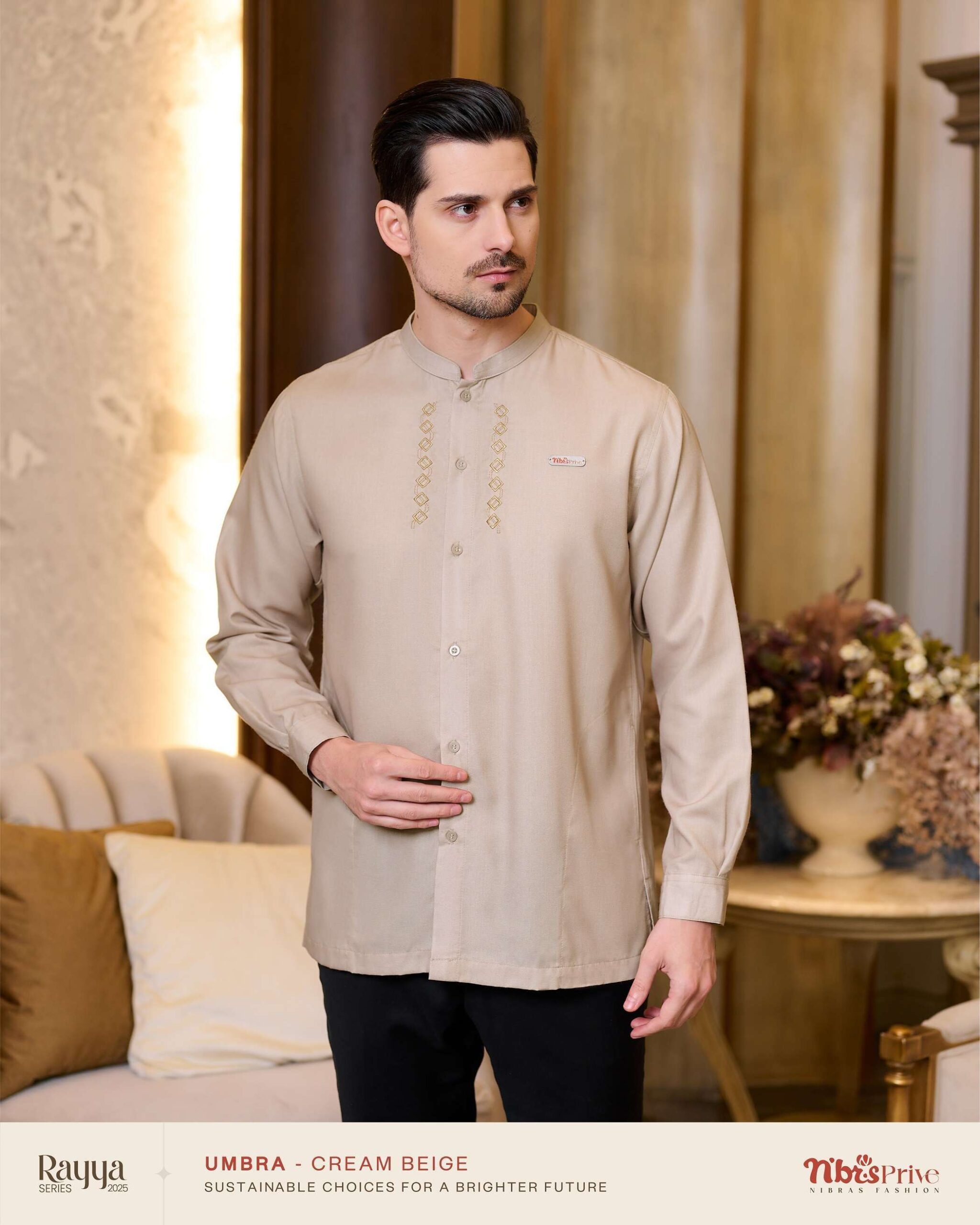 NIBRAS Koko Dewasa KD LPanjang Umbra Cream Beige