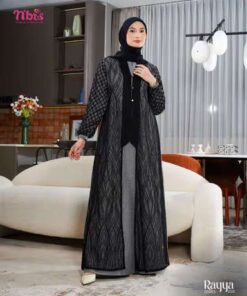 NIBRAS Gamis Dewasa WAFA-Grey