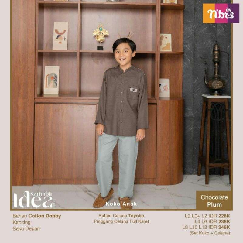 NIBRAS Koko Anak IDEA - Chocolate