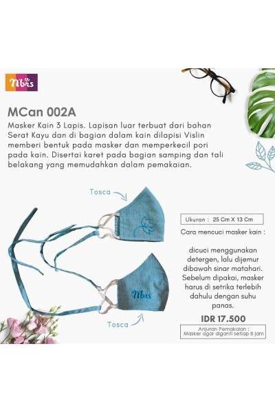 NIBRAS MASKER MCAN02B Kids