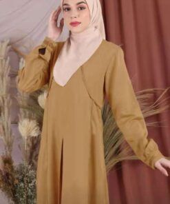 NIBRAS Gamis Dewasa NB B174 - Caramel