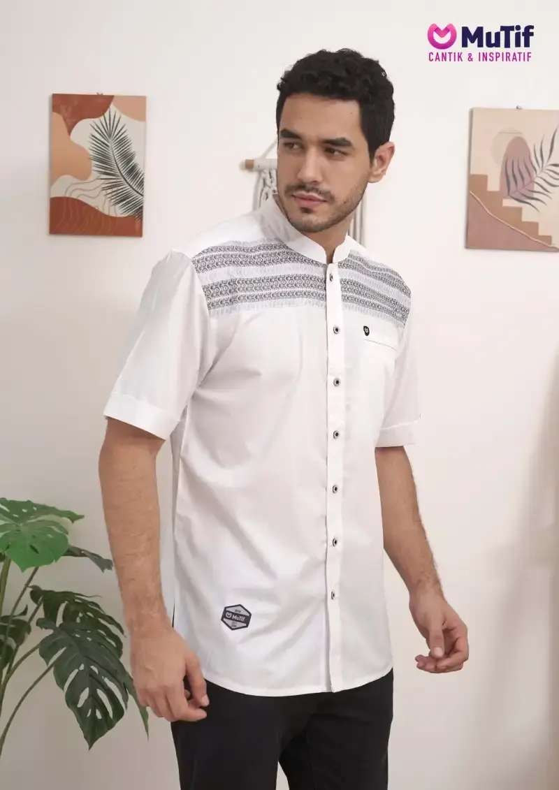 MUTIF Koko Dewasa AZNAN - Antique White