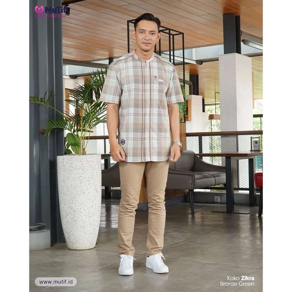 MUTIF Koko Dewasa KD LPendek Kaleeisa Zikra Bronze Green