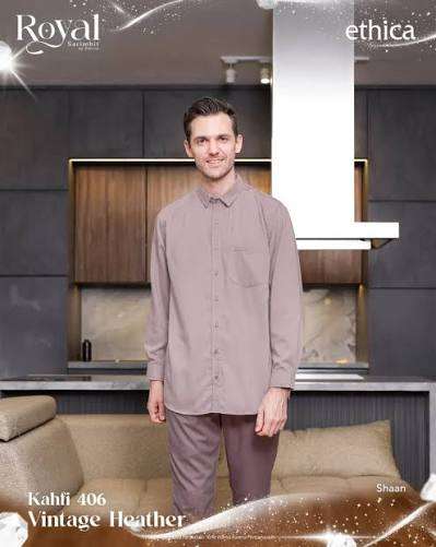 Eticha Koko Dewasa LPanjang Kahfi 406 Vintage Heather
