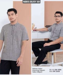 NIBRAS koko Dewasa NBRS BUSY 001 - Dark Grey