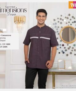 NIBRAS Koko Dewasa DIMENSIONS - Purple
