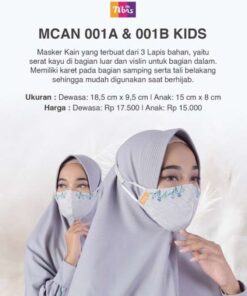 NIBRAS MASKER MCAN 001B Kids