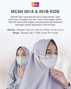 NIBRAS MASKER MCAN 001B Kids
