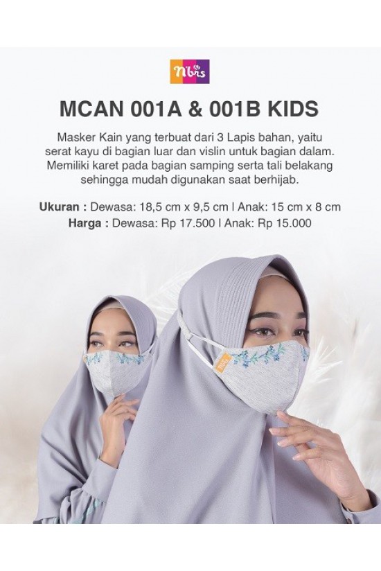 NIBRAS MASKER MCAN 001A Dewasa